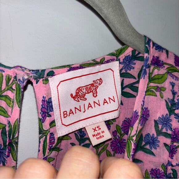 Banjanan Iris Purple Floral Midi Dress - Picture 10 of 10